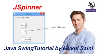 Java Swing Tutorial JSpinner in Java