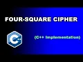 Four Square Cipher C Implementation