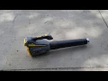 Harbor Freight Tools lynxx 40v lithium cordless blower review and demo