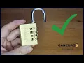 How to open a combination lock without it