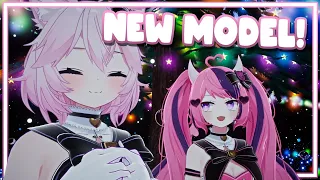 Nyanners New 3D Model Debut VRChat Hangout ft Ironmouse