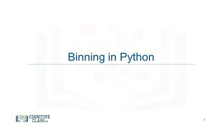 Binning in python data analyst - with-Python