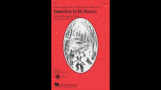 Somewhere In My Memory From Home Alone SATB Choir Arranged By Audrey Snyder 