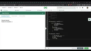 Stack using Two Queues GFG Solution in C Optimized Code