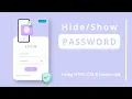 Create a Password Feature with HTML CSS and JavaScript Web Development Tutorial