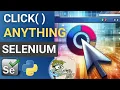 6 Ways to Resolve Element is not clickable at point Exception Click Anything w Selenium Python