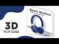 Awesome 3D ANIMATION using Javascript 3D Animation Card in HTML CSS and Vanilla JavaScript