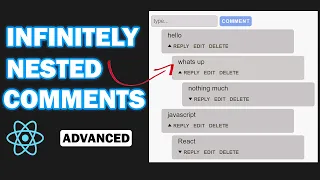 How to Build an Infinite Nested Comments System in React JS System Design Code