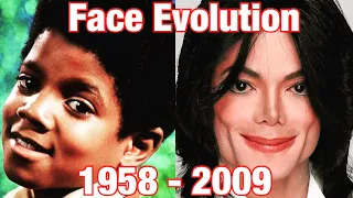 the evolution of michael jackson s face 1958 2009 0 to 50 years old