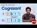 Hamming Distance Cognizant Coding Interview Questions Daily Dose - 04 English code io