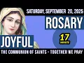 Download Lagu TODAY'S ROSARY for SATURDAY, SEPTEMBER 20, 2025  - Joyful Mysteries -