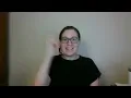 ASL 2 Unit 6 receptive vocab