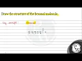 Draw the structure of the hexanal molecule W