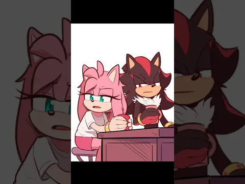Kids and their innocence #shadowthehedgehog #shadamy #amyrose #amyrose #sonic #mariarose
