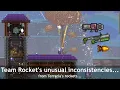Terraria rockets with unusual inconsistencies