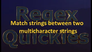 Matching strings between two multicharacter strings