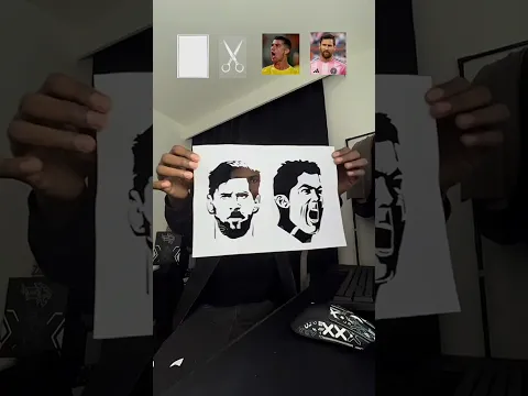 #ronaldo #messi #drawing #respect #feedshorts