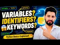 Python for Beginners Variables Values Identifiers Keywords Explained in Hindi