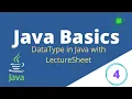 04 Data Types in Java bangla What is DataType full Explanation java basic core Solution