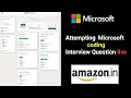 Solving Microsoft Asked Interview coding question live GeeksForGeeks Problem of the day