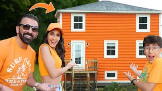 عشنا يومنا باللون البرتقالي مع البيت 