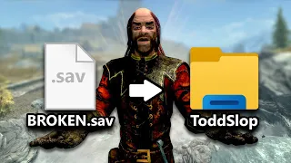 My Friends Sent Me TERRIBLE Skyrim Saves