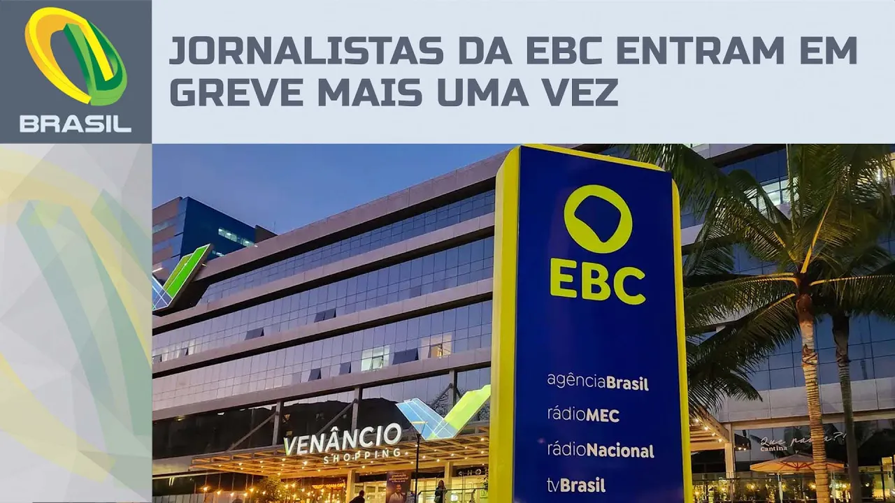 Jornalistas da EBC entram em greve mais uma vez e pedem salário justo