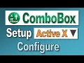 How to Setup an Active X ComboBox List
