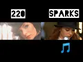 Lagu t.A.T.u. - 220 \u0026 Sparks comparison