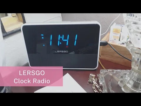 Download MP3 LERSGO Clock Radio Review | Alarm Clock for Bedroom with USB Charging Port