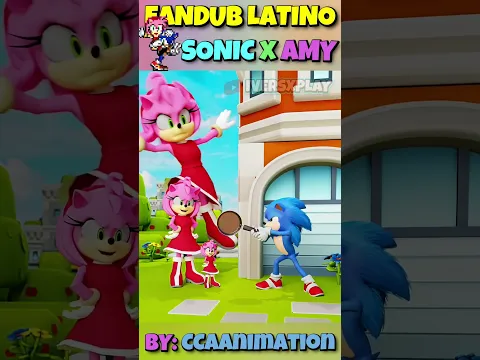 SONIC X AMY GIGANTE son LINDOS NOVIOS ❤️ #sonic #rosesonic #fandub #roblox