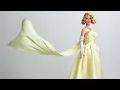 Making The Pale Yellow Evening Gown For Grace Kelly Barbie