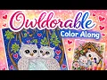 Owldorable Coloring Page 1 Full Color Along Chatty Sped Up Coloring Diary Ep 8