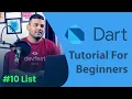 Lists in Dart - Dart Programming Tutorial for Beginners