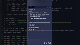 Bitcoin mining in Python