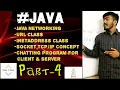 Java Java Networking URL Class InetAddress Class Socket Chat Program using