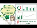 Show Last Updated Date Time in Excel Automatically No VBA Needed
