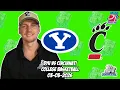 BYU vs Cincinnati 26 Free College Basketball Picks and Predictions NCAAB Pick