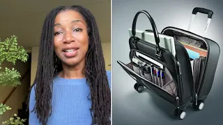 Samsonite laptop briefcase vs Empsign rolling laptop bag