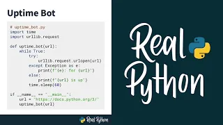 Using Python s sleep to Create a Simple Uptime Bot