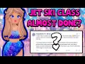 Jet Ski Class Is Almost Done Royale High