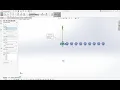 Linear Sketch Pattern SolidWorks Tutorials for Beginners