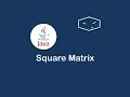 square matrix in java