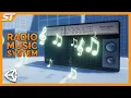 Music Radio System in Unity Unity UI ScriptableObjects