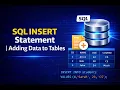 SQL INSERT Statement Adding Data to Tables