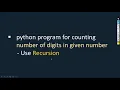 Recursion in Python Advanced Python Tutorial in Hindi
