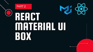 React material UI tutorial 2 Box component