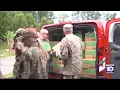 Girl Scouts donate 14 000 boxes of cookies to National Guard troops