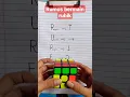 Rumus bermain rubik