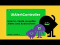 UIAlertController - Adding Resuable Alerts and ActionSheets in your iOS app